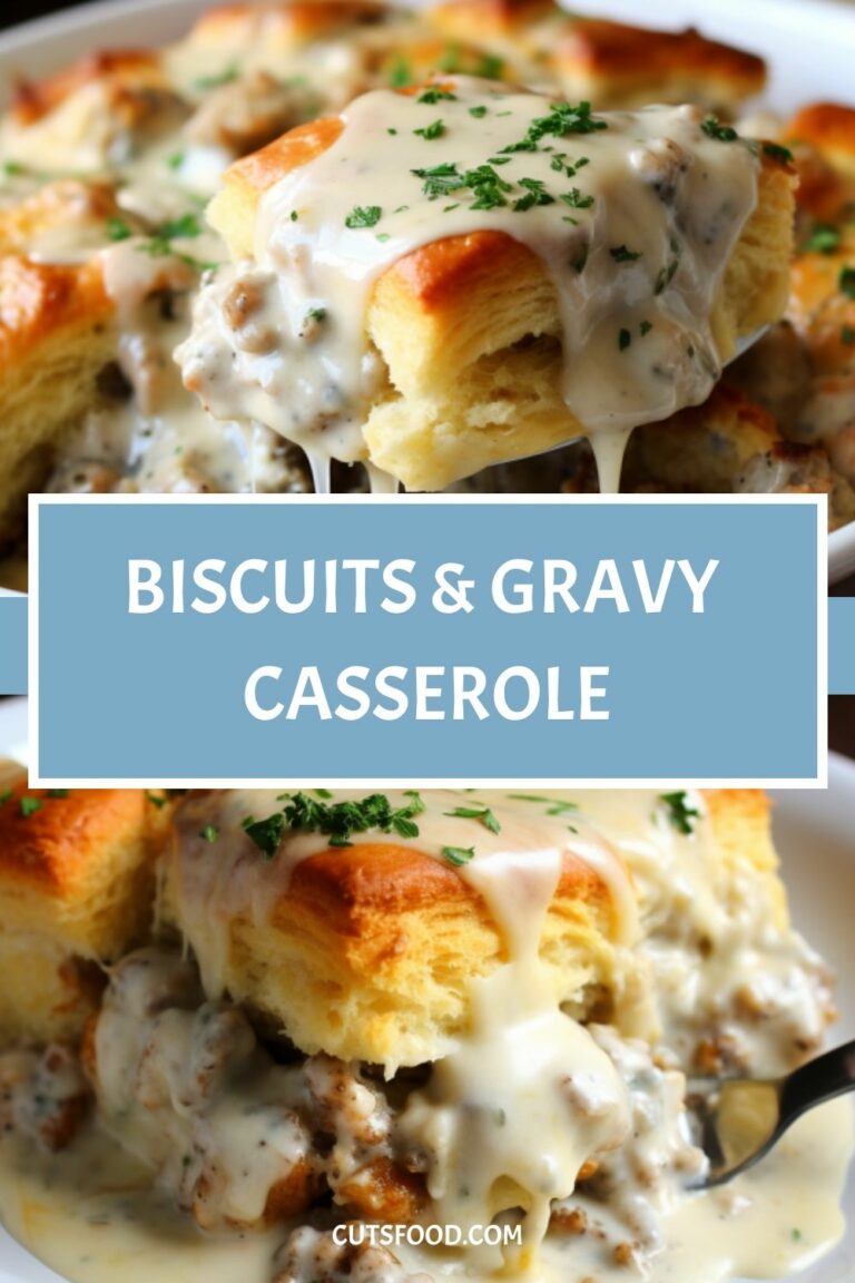 BISCUITS & GRAVY CASSEROLE
