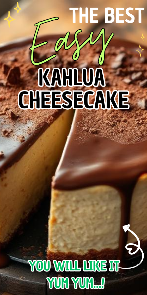 Easy Kahlua Cheesecake