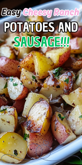 Easy Cheesy Ranch Potatoes and Sausage