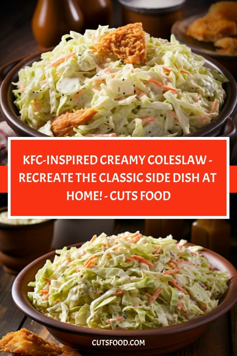 KFC-Inspired Creamy Coleslaw – Recreate the Classic Side Dish at Home! – Cuts Food
