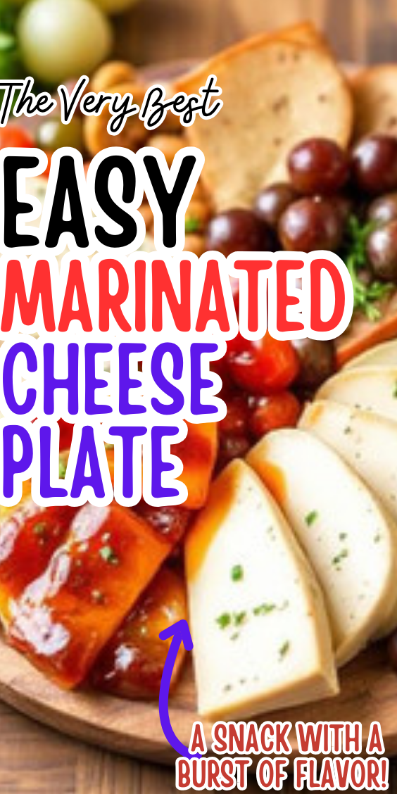 Easy Marinated Cheese Plate