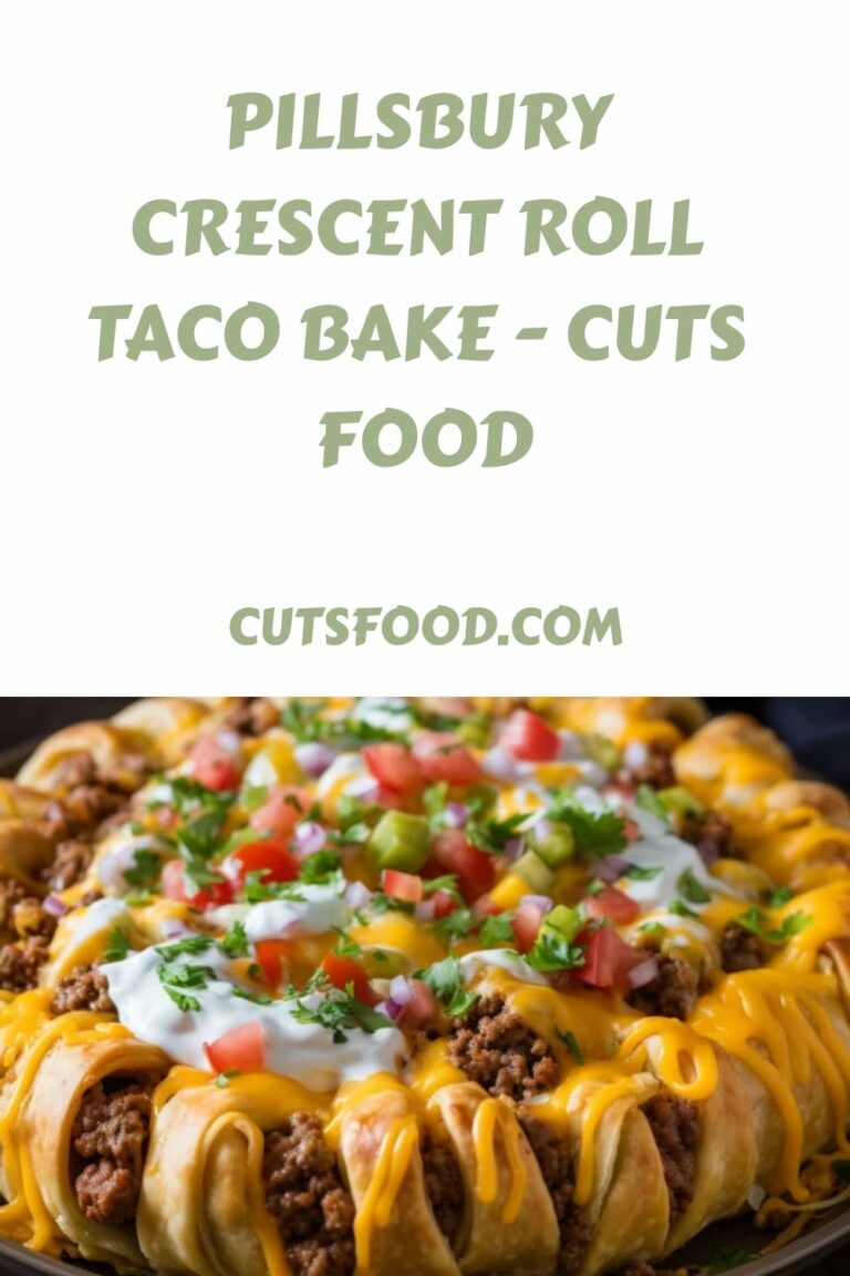 Pillsbury Crescent Roll Taco Bake – Cuts Food