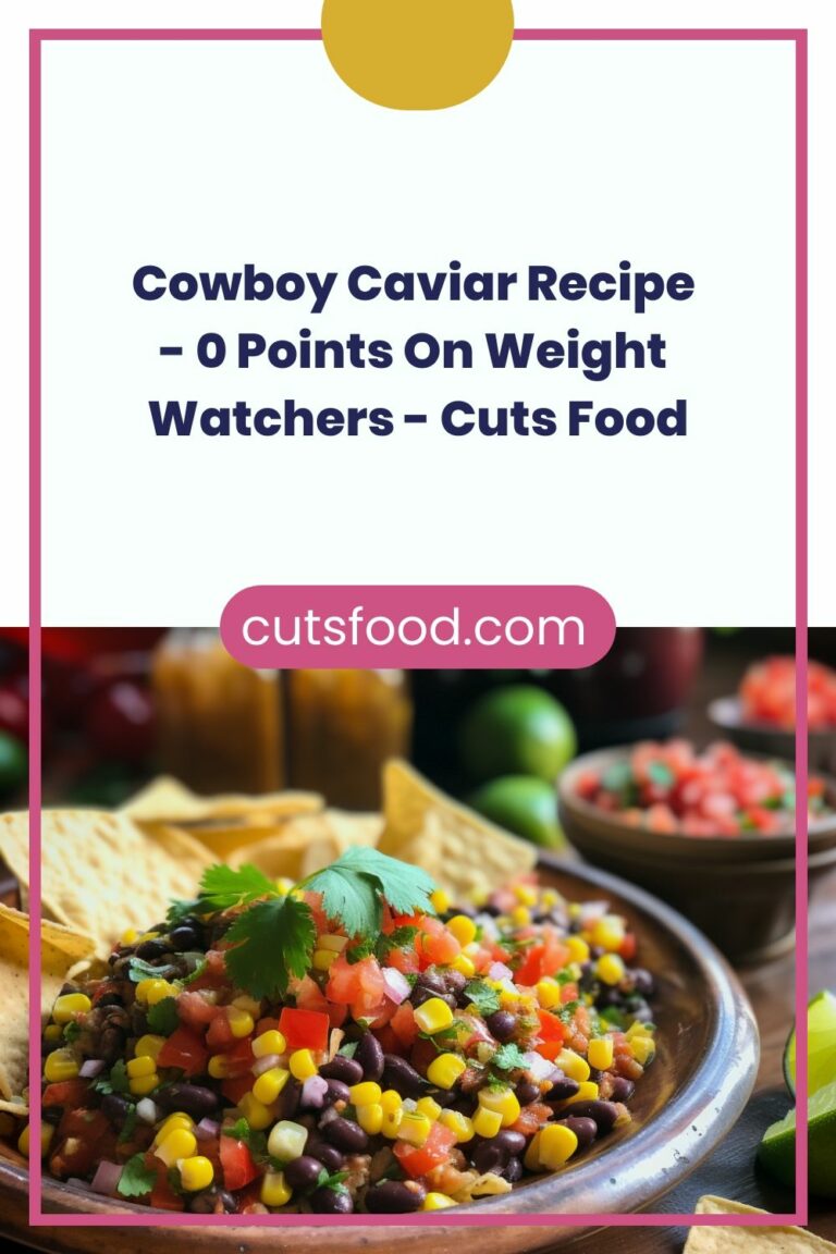 Cowboy Caviar Recipe – 0 Points On Weight Watchers – Cuts Food