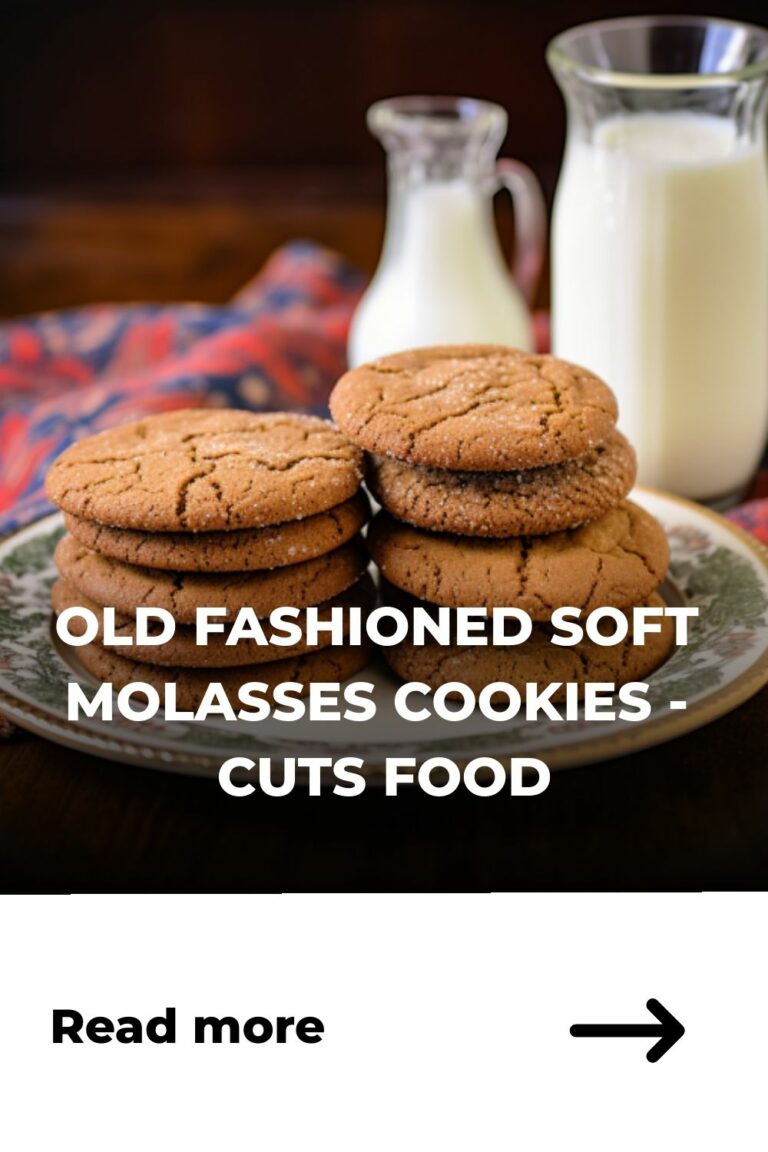 Old Fashioned Soft Molasses Cookies – Cuts Food