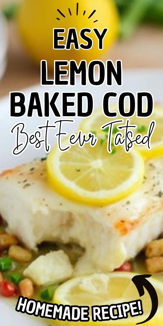 Easy Lemon Baked Cod