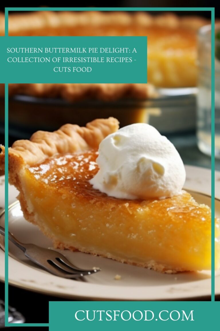 Southern Buttermilk Pie Delight: A Collection of Irresistible Recipes – Cuts Food