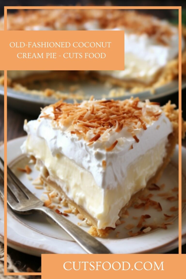Old-Fashioned Coconut Cream Pie – Cuts Food