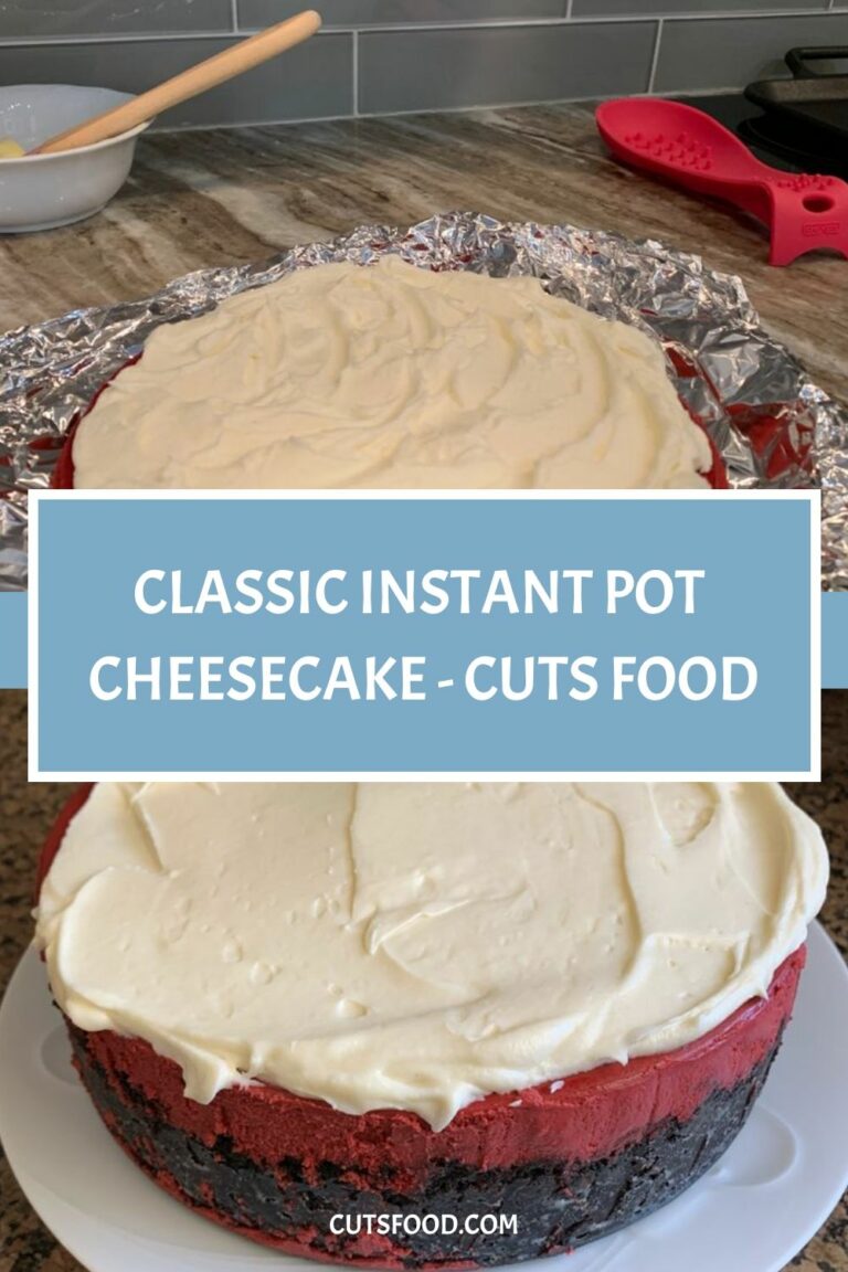 Classic Instant Pot Cheesecake – Cuts Food