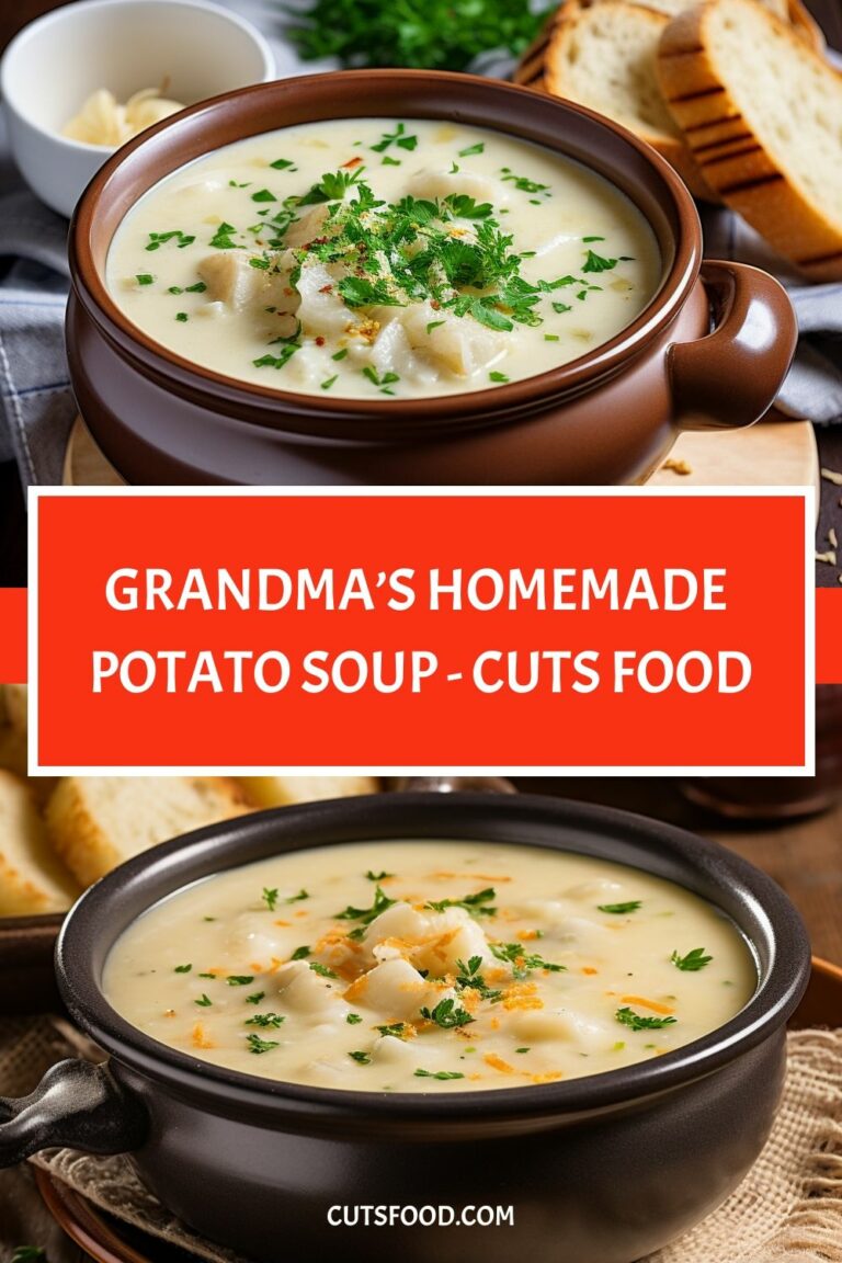 Grandma’s Homemade Potato Soup – Cuts Food