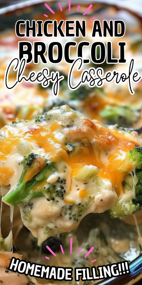Chicken and Broccoli Cheesy Casserole
