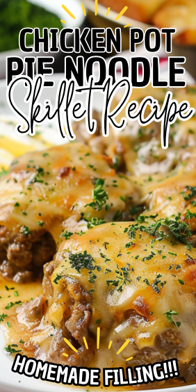 Chicken Pot Pie Noodle Skillet