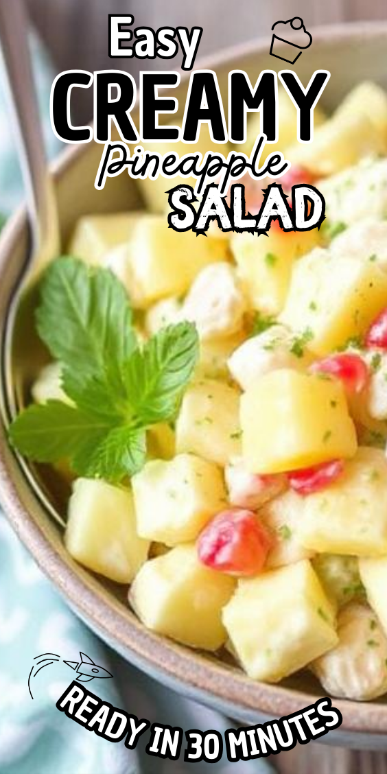 Easy Creamy Pineapple Salad