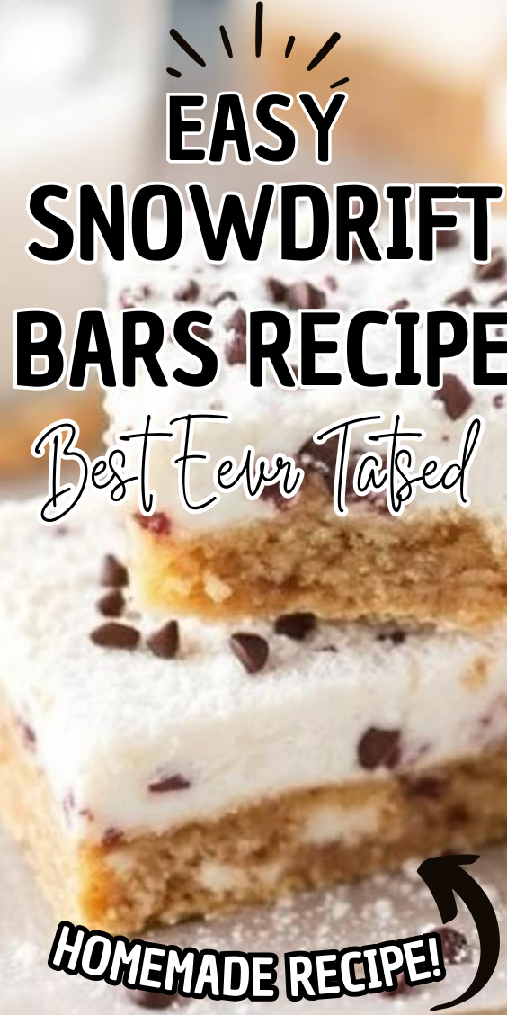 Easy Snowdrift Bars Recipe