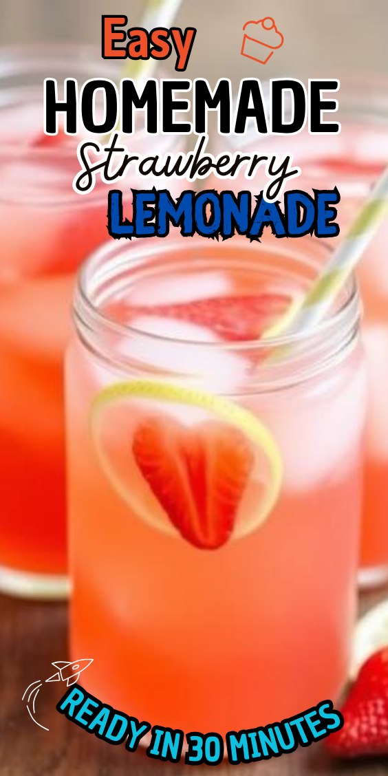 Easy Homemade Strawberry Lemonade