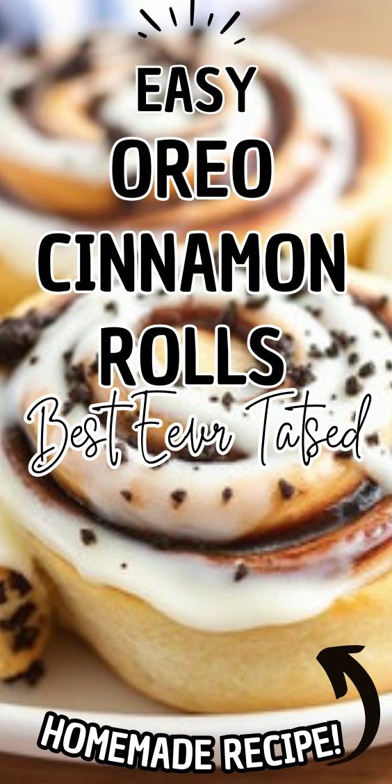 Easy Oreo Cinnamon Rolls