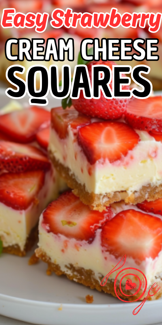 Easy Strawberry Cream Cheese Squares