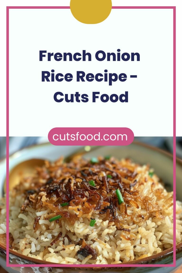 French Onion Rice Recipe – Cuts Food