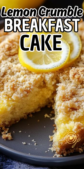 Easy Lemon Crumble Breakfast Cake