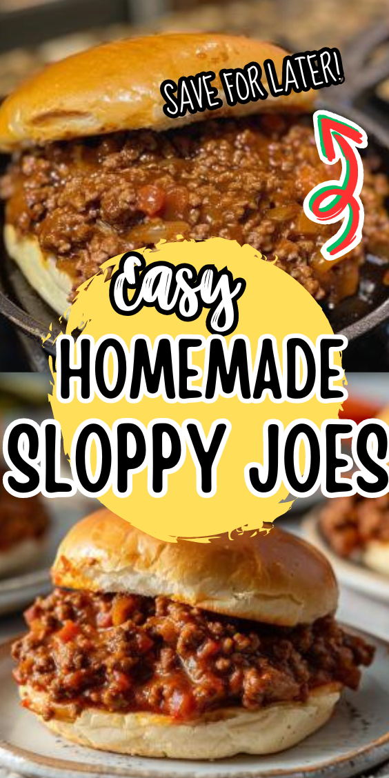 Easy Homemade Sloppy Joes