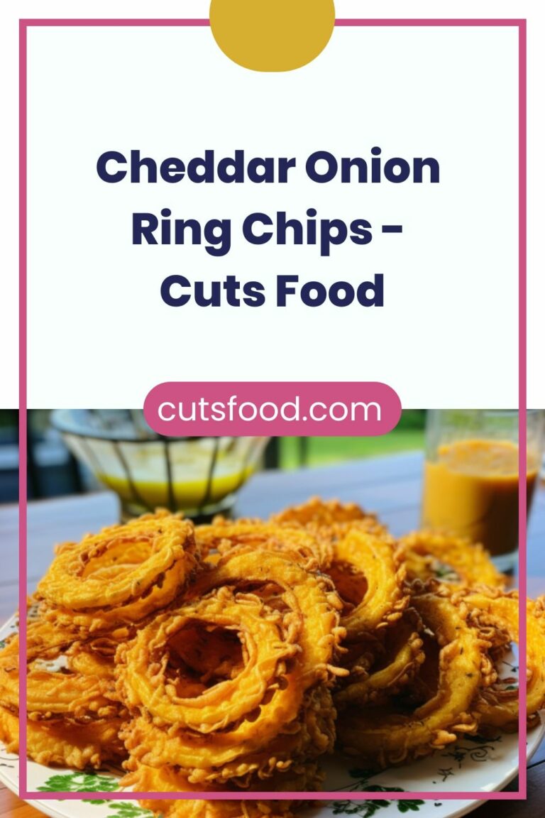 Cheddar Onion Ring Chips – Cuts Food