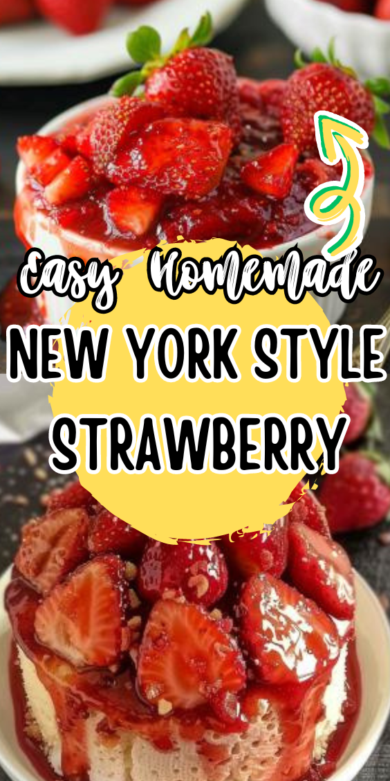 Easy Homemade New York Style Strawberry