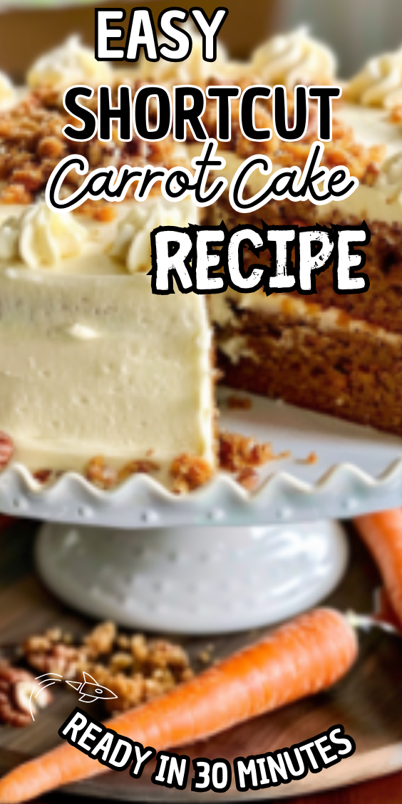 Easy Shortcut Carrot Cake