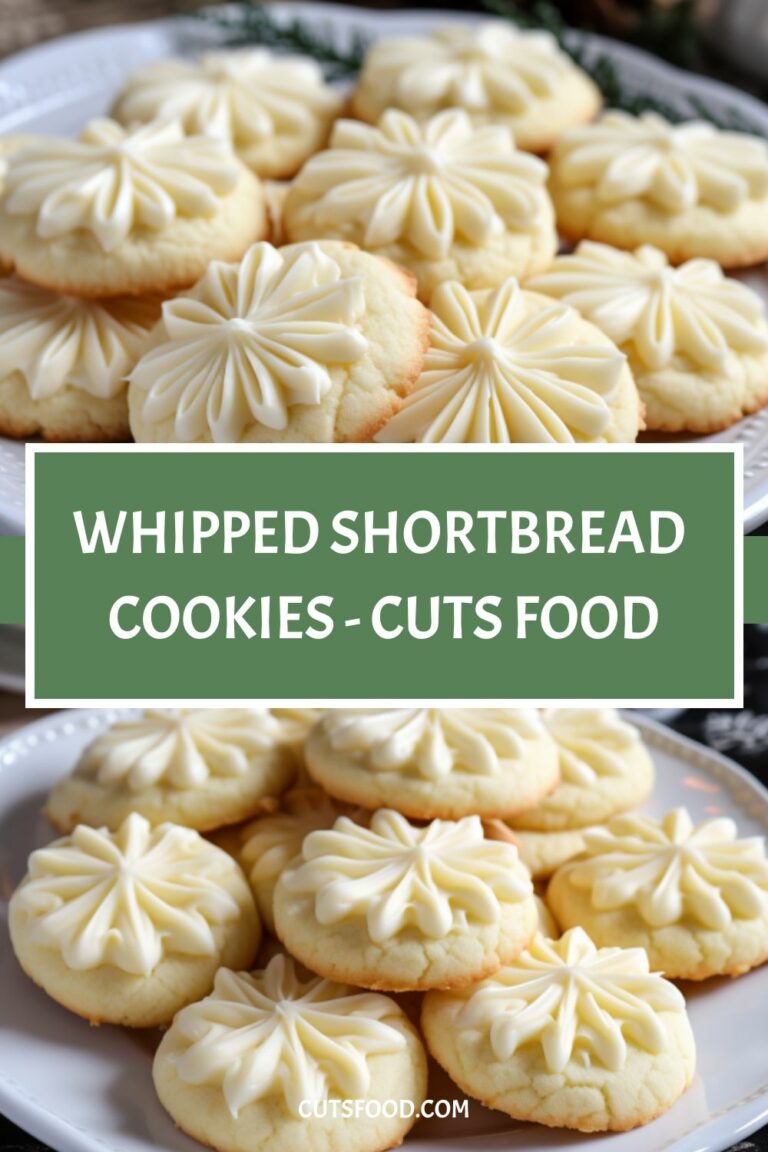 Whipped Shortbread Cookies – Cuts Food