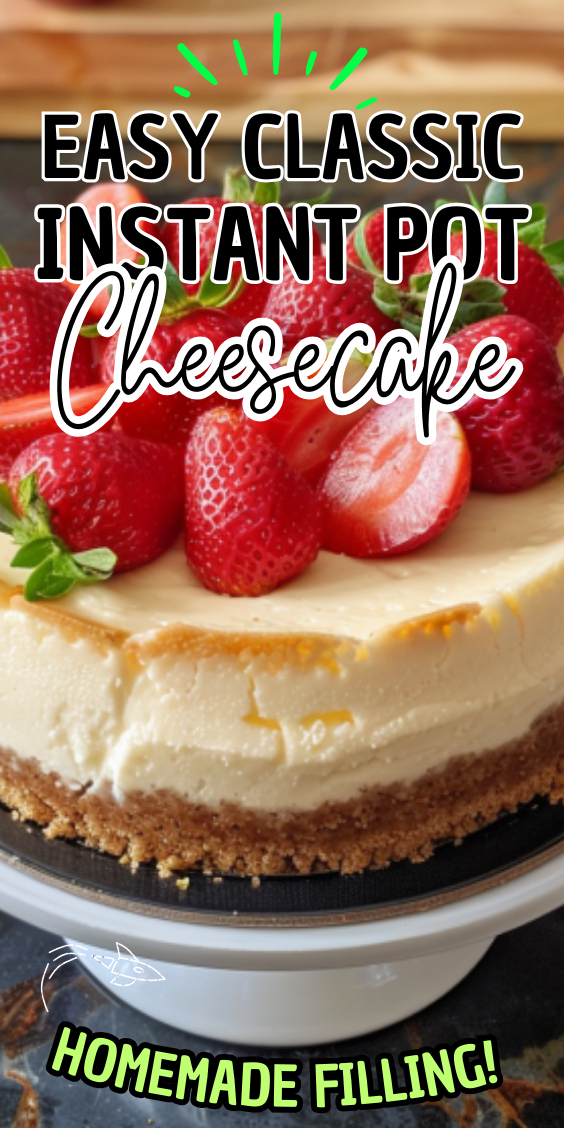 Easy Classic Instant Pot Cheesecake
