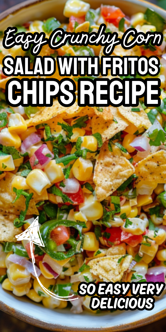 Easy Crunchy Corn Salad with Fritos Chips