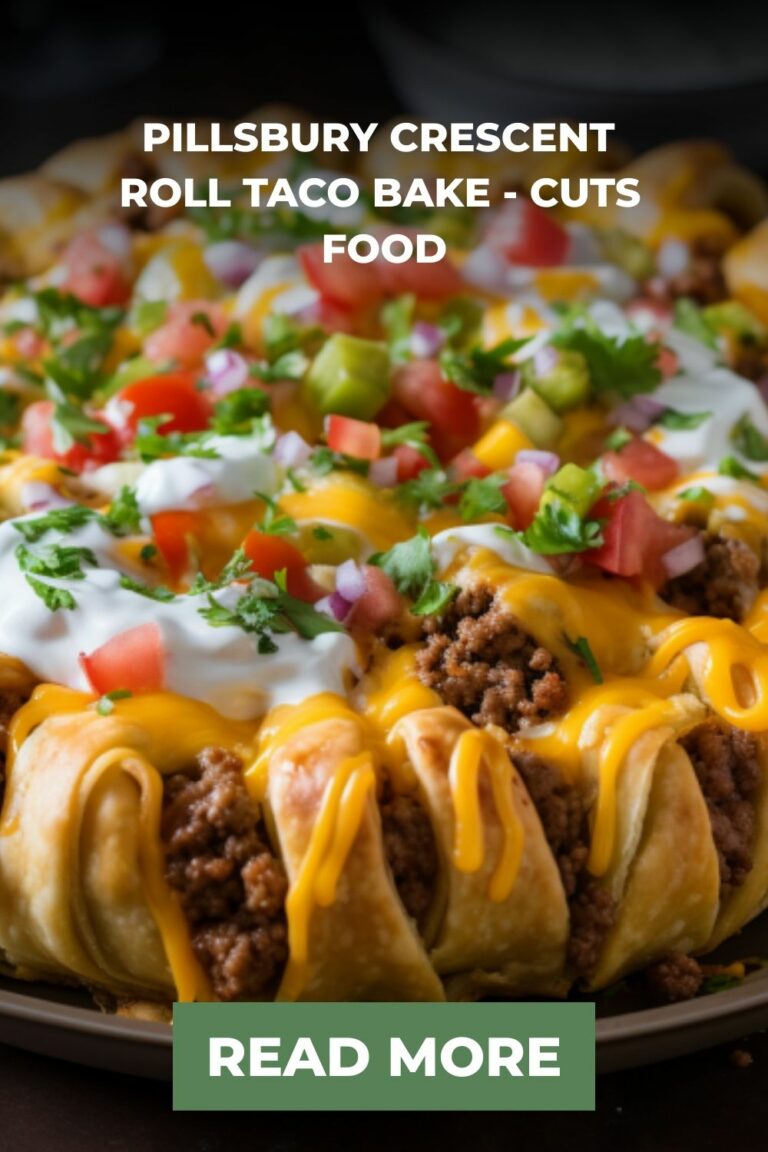 Pillsbury Crescent Roll Taco Bake – Cuts Food