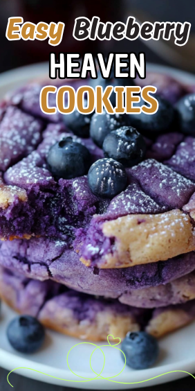 Easy Blueberry Heaven Cookies