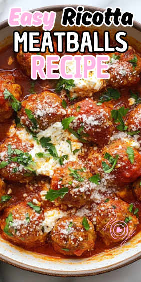Easy Ricotta Meatballs