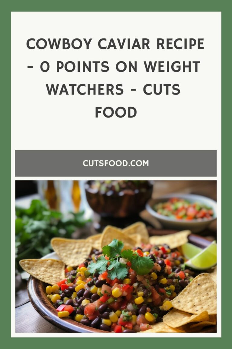 Cowboy Caviar Recipe – 0 Points On Weight Watchers – Cuts Food