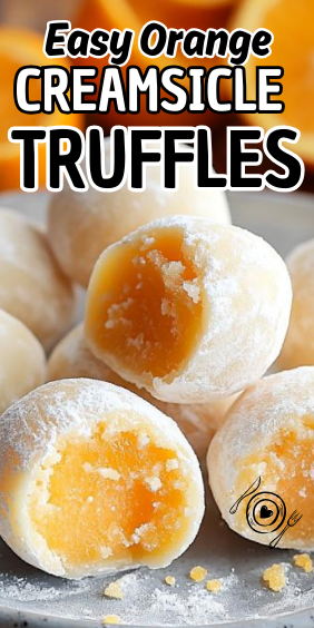Easy Orange Creamsicle Truffles