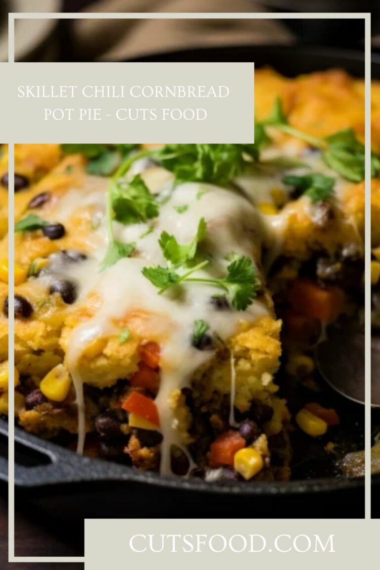 Skillet Chili Cornbread Pot Pie – Cuts Food