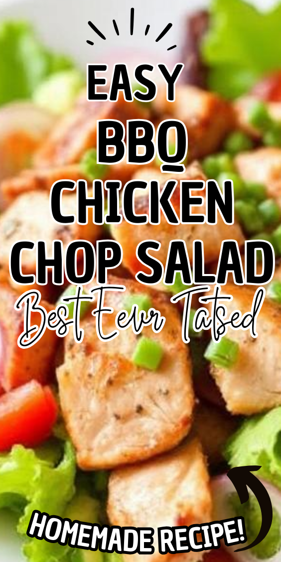 Easy BBQ Chicken Chop Salad