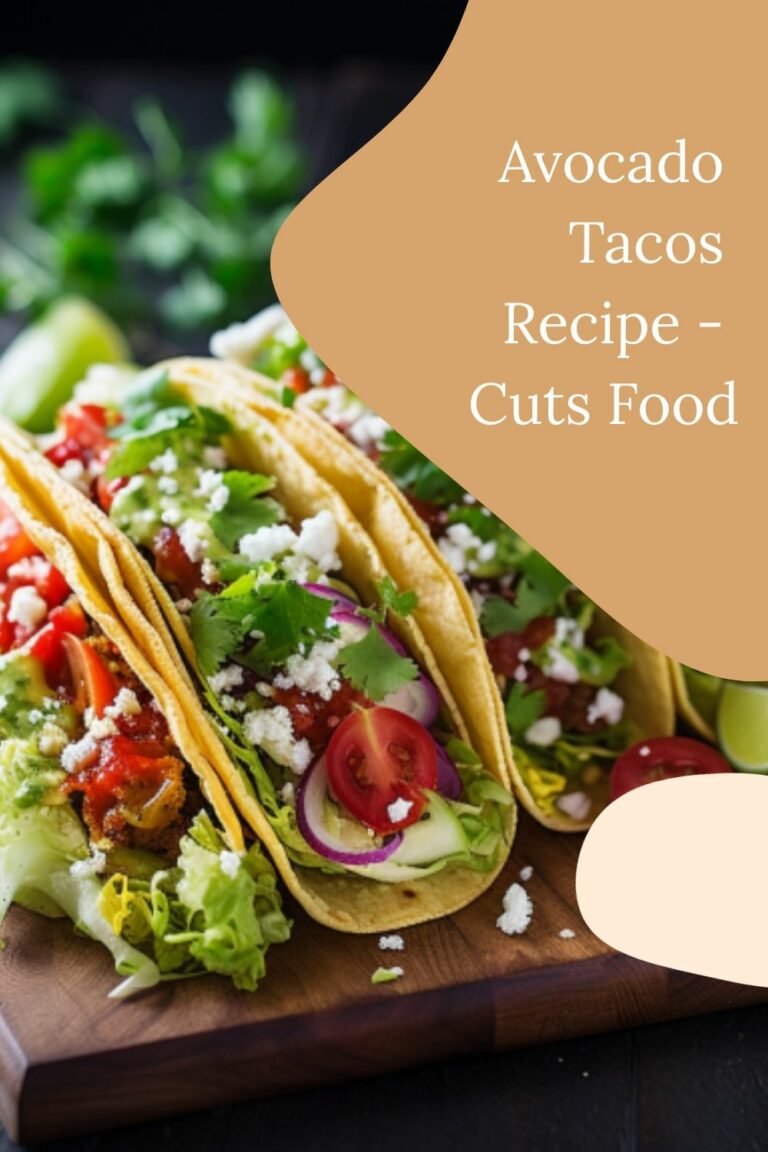 Avocado Tacos Recipe – Cuts Food