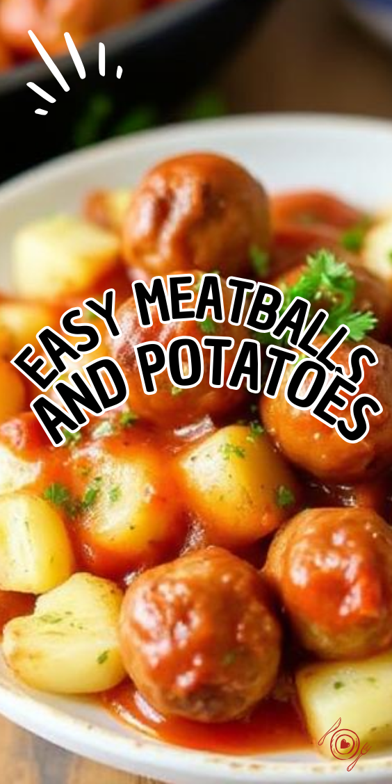 Simple Meatballs and Roasted Potatoes