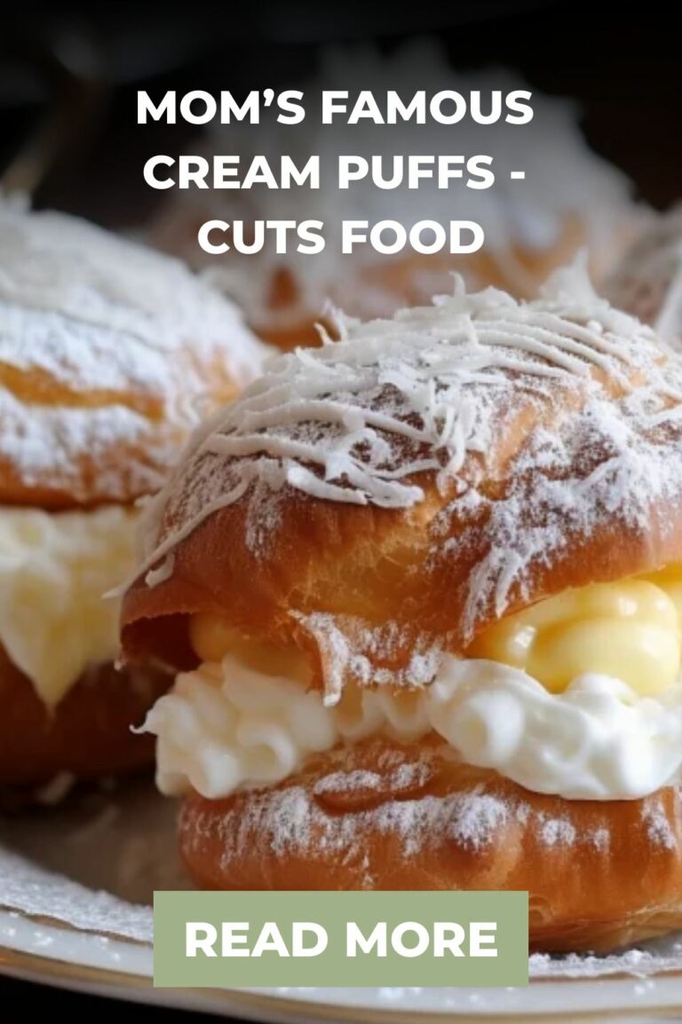 MOM’S FAMOUS CREAM PUFFS – Cuts Food