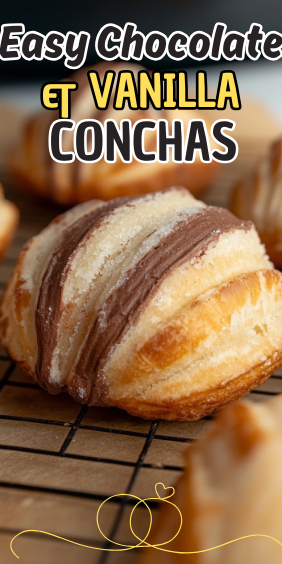 Easy Chocolate & Vanilla Conchas