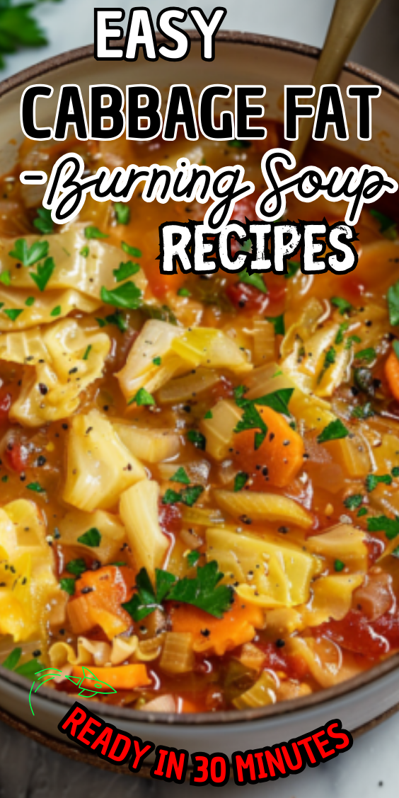 Easy Cabbage Fat-Burning Soup