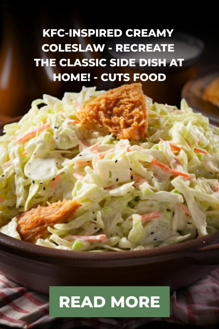 KFC-Inspired Creamy Coleslaw – Recreate the Classic Side Dish at Home! – Cuts Food