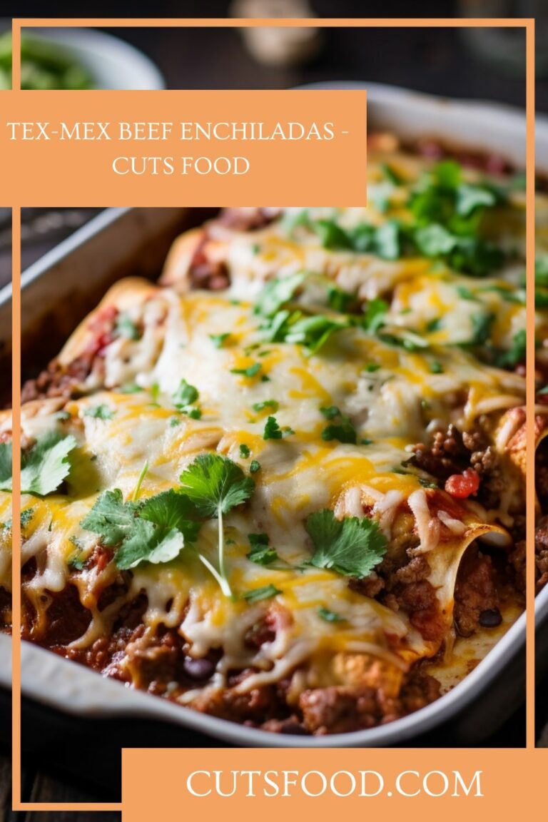 Tex-Mex Beef Enchiladas – Cuts Food