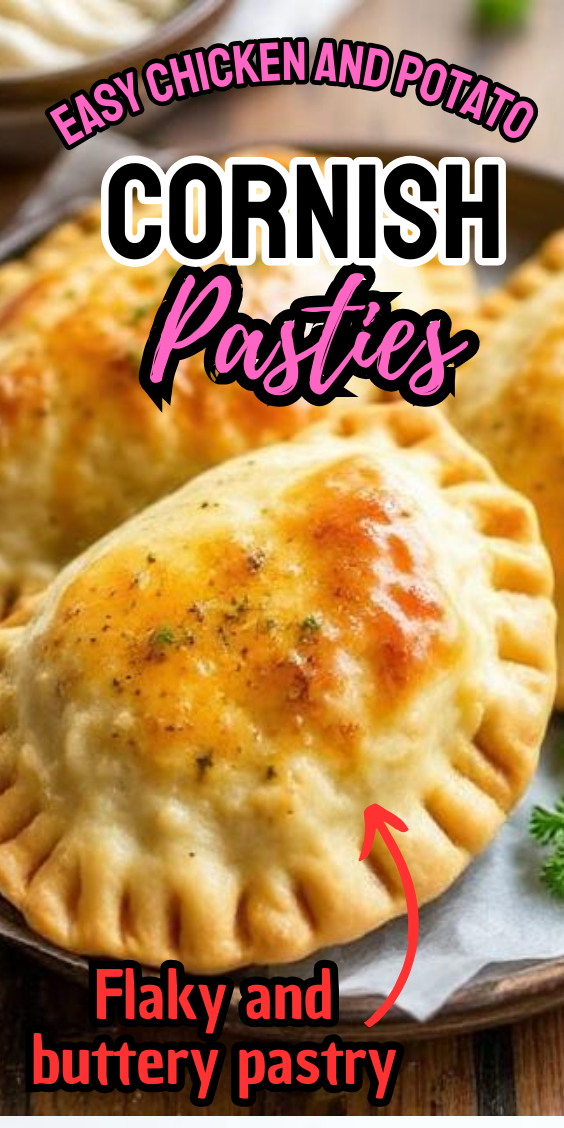 Easy Chicken and Potato Cornish Pasties