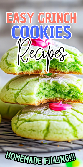 Easy Grinch Cookies