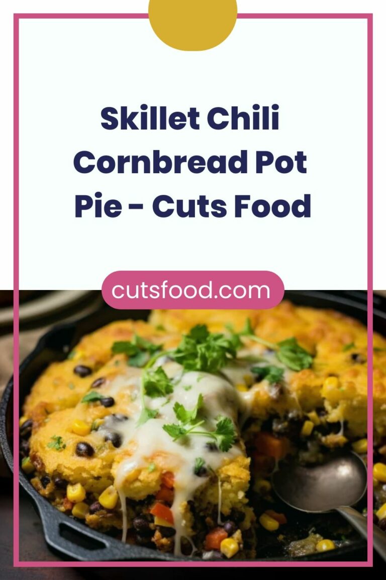 Skillet Chili Cornbread Pot Pie – Cuts Food