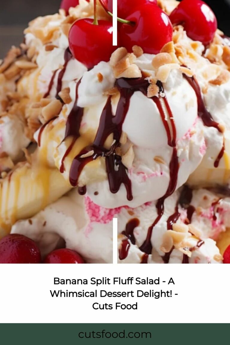 Banana Split Fluff Salad – A Whimsical Dessert Delight! – Cuts Food
