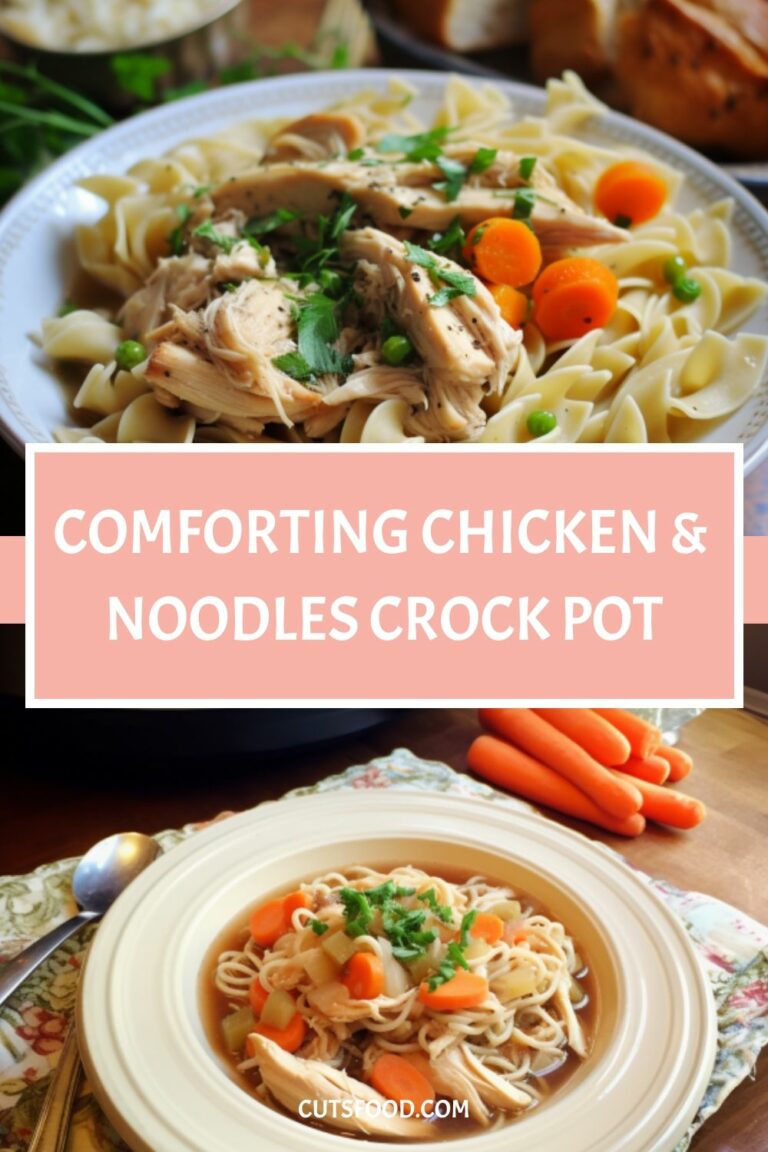 Comforting Chicken & Noodles Crock Pot