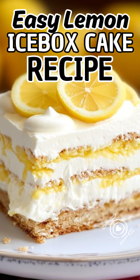 Easy Lemon Icebox Cake