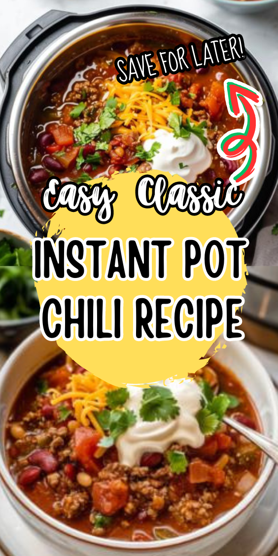 Easy Instant Pot Chili Recipe